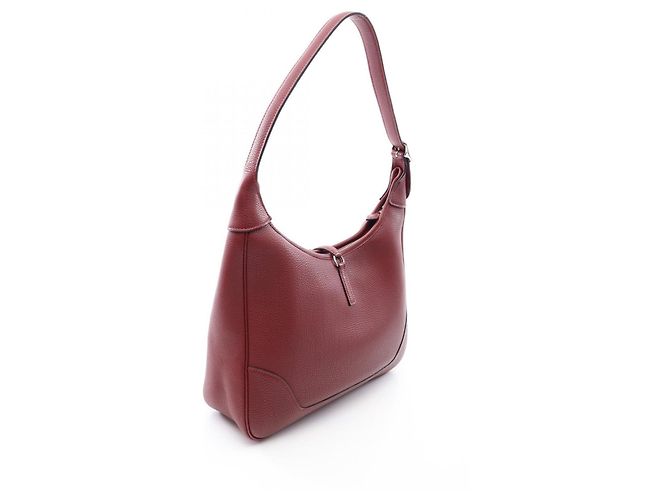 Hermès Bolsa de Ombro Hermes Trim 31 Bordeaux Vermelho - vista 2