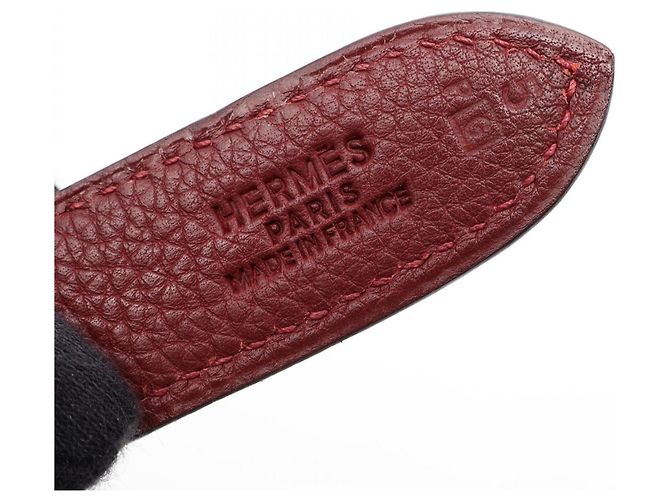Hermès Bolsa de Ombro Hermes Trim 31 Bordeaux Vermelho - vista 4