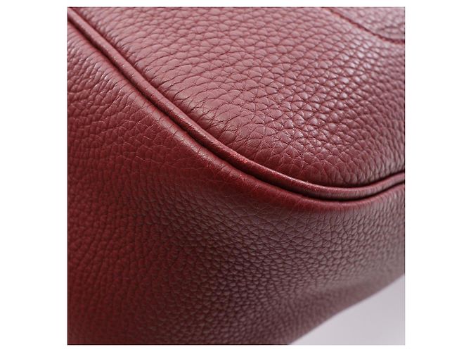 Hermès Bolsa de Ombro Hermes Trim 31 Bordeaux Vermelho - vista 5