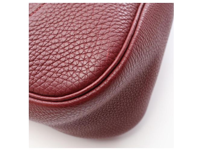 Hermès Bolsa de Ombro Hermes Trim 31 Bordeaux Vermelho - vista 8