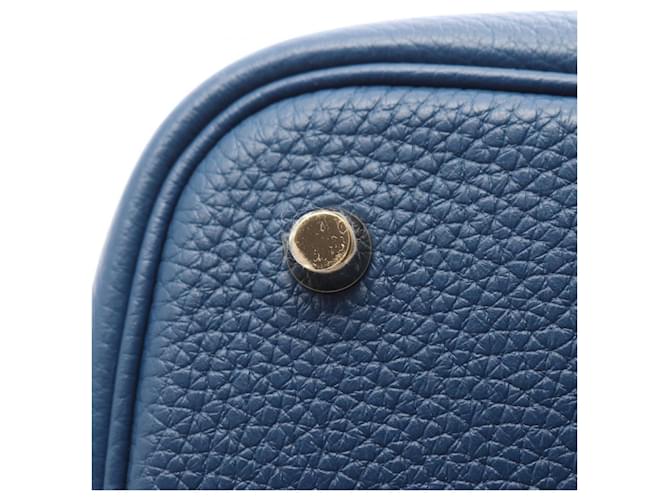 Hermès Borsa Hermes Picotin Lock MM Blu - vista 10