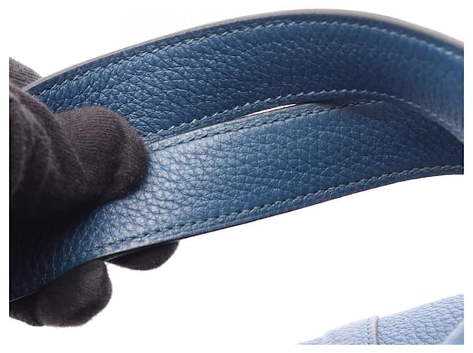 Hermès Borsa Hermes Picotin Lock MM Blu - vista 8