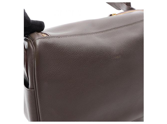 Hermès Borsa a tracolla Hermes Lindy 26 Etoupe Marrone Grigio - vista 12