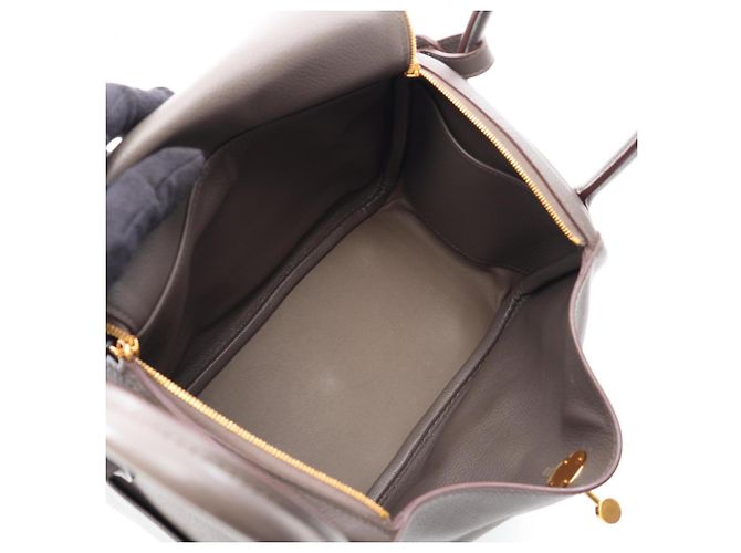 Hermès Borsa a tracolla Hermes Lindy 26 Etoupe Marrone Grigio - vista 3