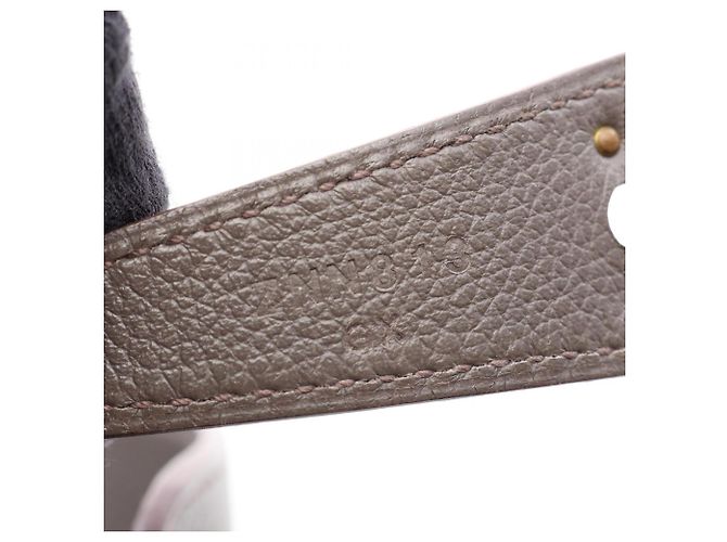 Hermès Borsa a tracolla Hermes Lindy 26 Etoupe Marrone Grigio - vista 5