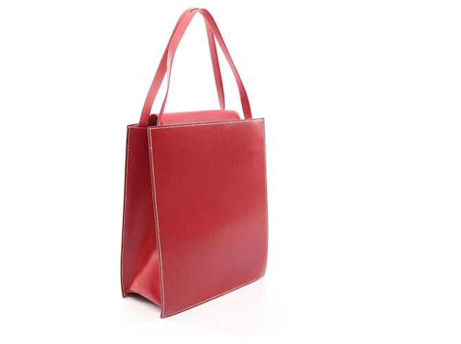 Hermès Borsa Hermes Lucy MM Rosso - vista 2