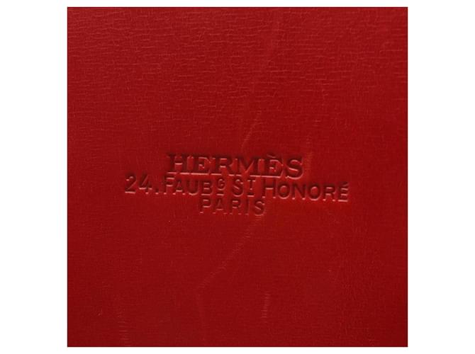 Hermès Borsa Hermes Lucy MM Rosso - vista 4