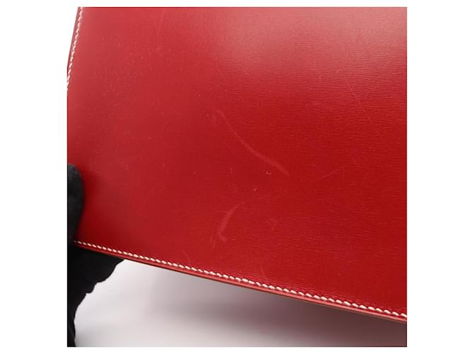 Hermès Borsa Hermes Lucy MM Rosso - vista 8