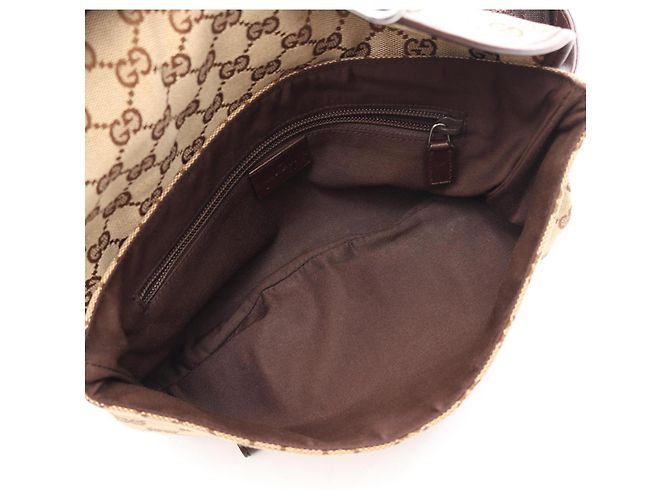 Gucci GG Canvas Gürteltasche/Handtasche Braun Beige - Ansicht 3