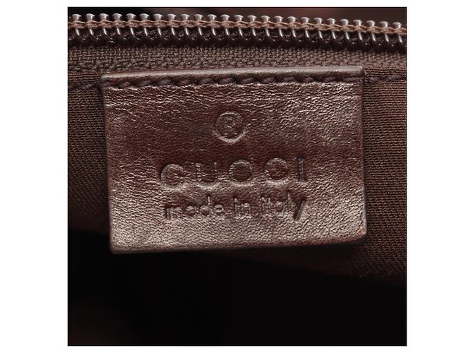 Gucci GG Canvas Gürteltasche/Handtasche Braun Beige - Ansicht 4