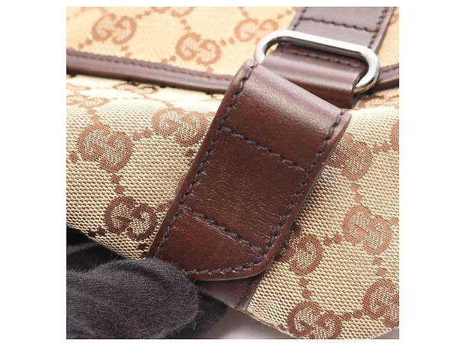 Gucci GG Canvas Gürteltasche/Handtasche Braun Beige - Ansicht 5