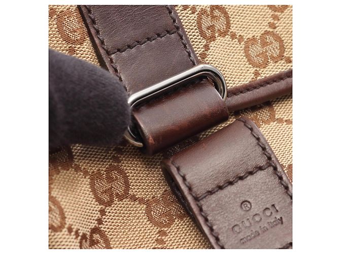 Gucci GG Canvas Gürteltasche/Handtasche Braun Beige - Ansicht 6