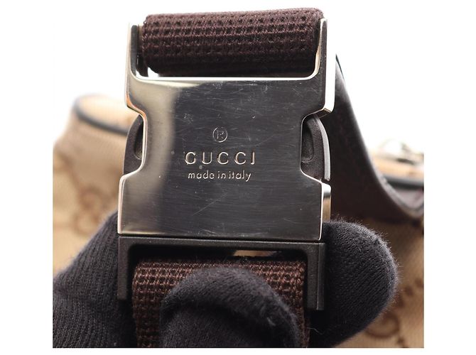 Marsupio Gucci GG Canvas Marrone Beige - vista 8