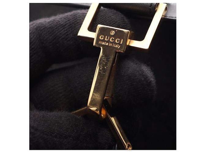 Borsa a Spalla Gucci GG Canvas Nera Nero - vista 7