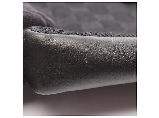 Borsa a Spalla Gucci GG Canvas Nera Nero - vista 9