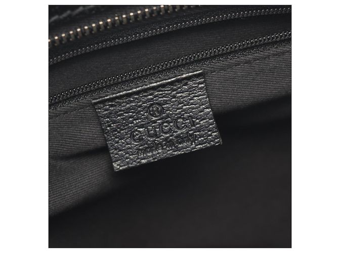 Borsa Gucci GG Canvas Nero - vista 4