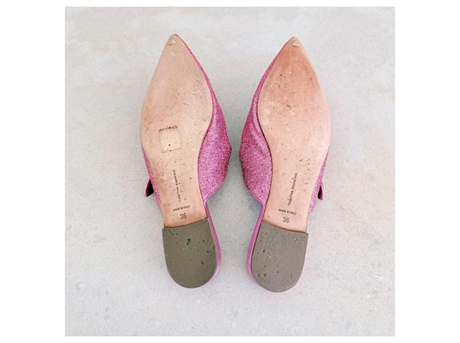 Mule a punta con glitter rosa Tabitha Simmons - vista 6