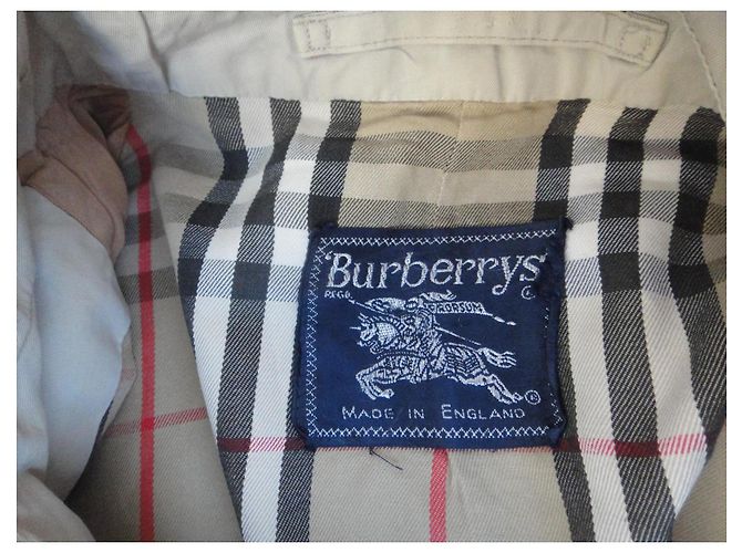 Gabardina Burberrys beige de algodón - vista 4