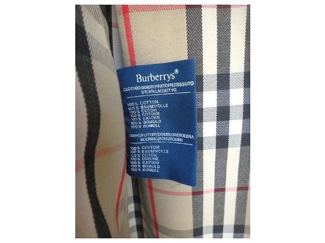 Gabardina Burberrys beige de algodón - vista 9