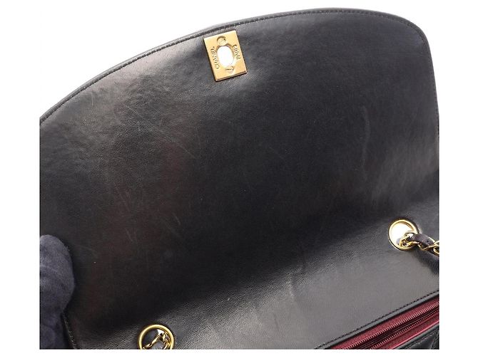 Borsa a Spalla Chanel Matelassé Diana Flap Nero - vista 14