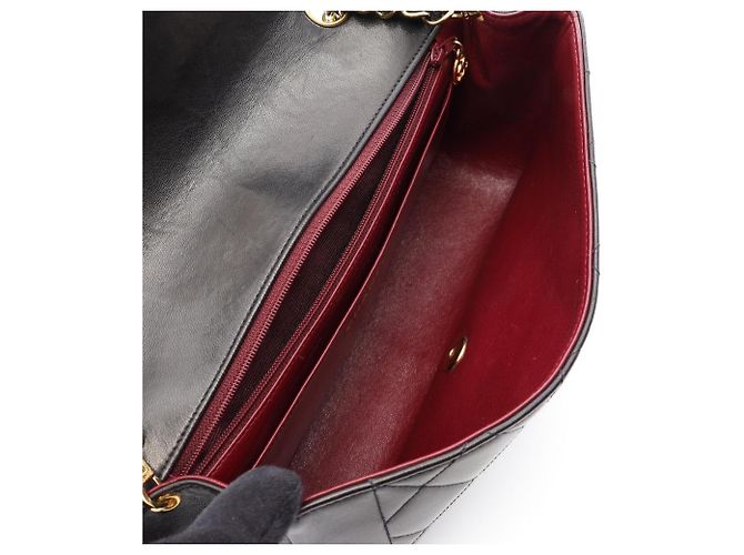 Borsa a Spalla Chanel Matelassé Diana Flap Nero - vista 3