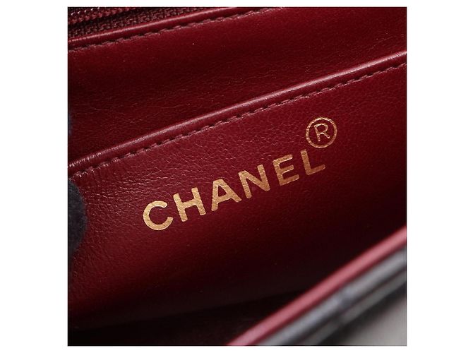 Borsa a Spalla Chanel Matelassé Diana Flap Nero - vista 4