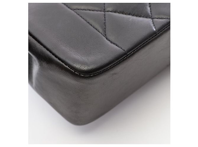 Borsa a Spalla Chanel Matelassé Diana Flap Nero - vista 7