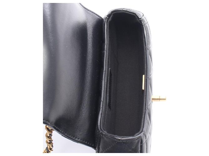 Borsa a tracolla 2-way con manico Chanel Matelassé Nero - vista 3