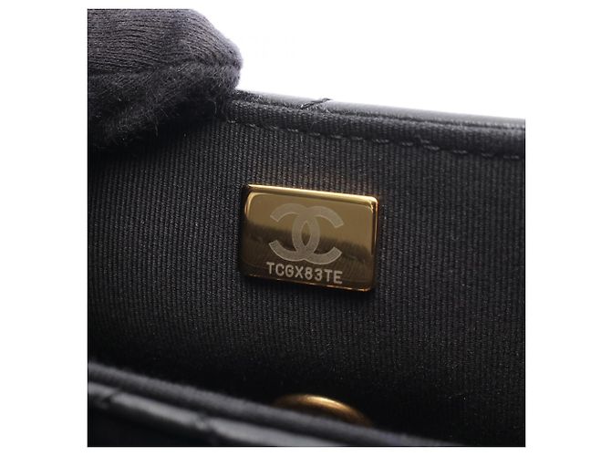 Borsa a tracolla 2-way con manico Chanel Matelassé Nero - vista 5