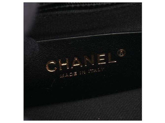 Borsa Chanel Matelassé Top Handle Mini Flap Nero - vista 4