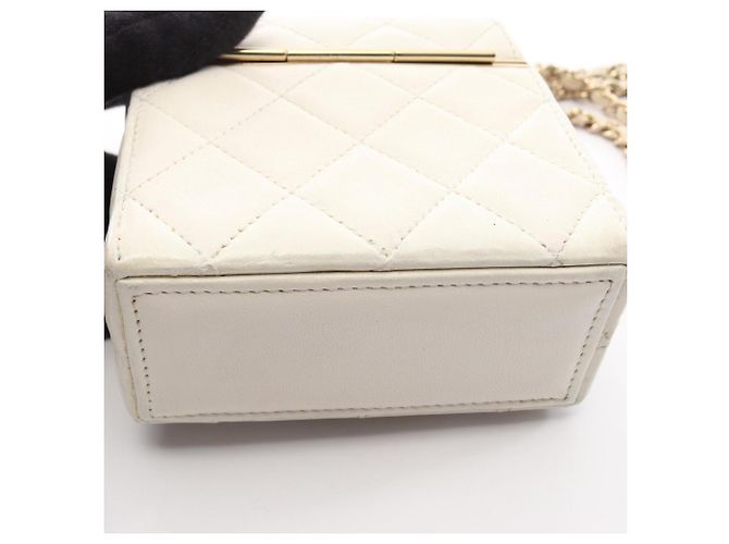 Borsa a tracolla mini matelassé Chanel Bianco - vista 11