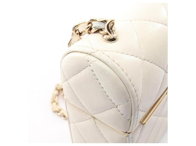 Borsa a tracolla mini matelassé Chanel Bianco - vista 14