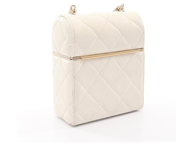 Borsa a tracolla mini matelassé Chanel Bianco - vista 2