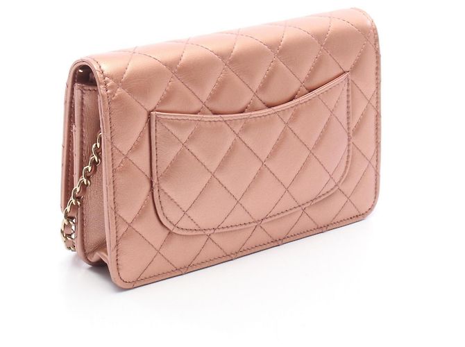 Borsa a Spalla Chanel Matelassé Metallizzata D'oro Metallico - vista 2