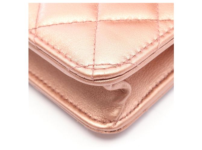 Borsa a Spalla Chanel Matelassé Metallizzata D'oro Metallico - vista 8