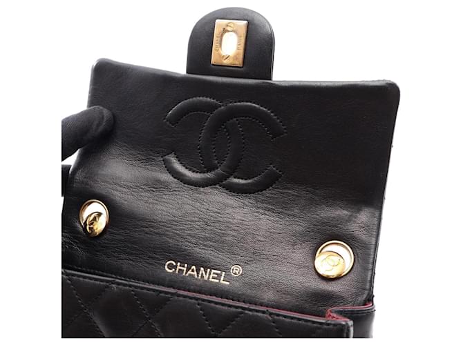 Borsa Chanel Mini Matelassé Nero - vista 12