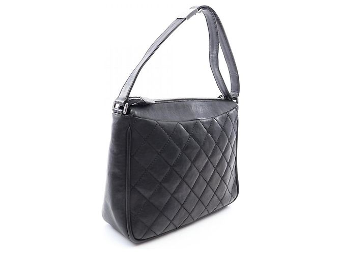 Chanel Wild Stitch Large Coco Mark Schultertasche Schwarz - Ansicht 2