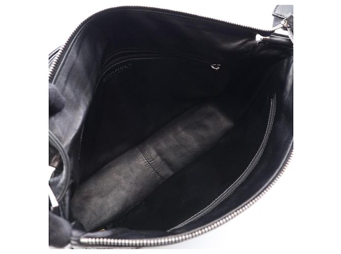 Chanel Wild Stitch Large Coco Mark Schultertasche Schwarz - Ansicht 3