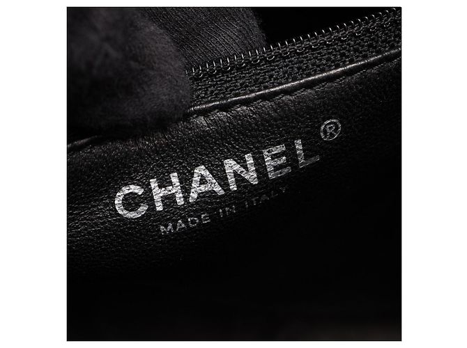 Chanel Wild Stitch Large Coco Mark Schultertasche Schwarz - Ansicht 4