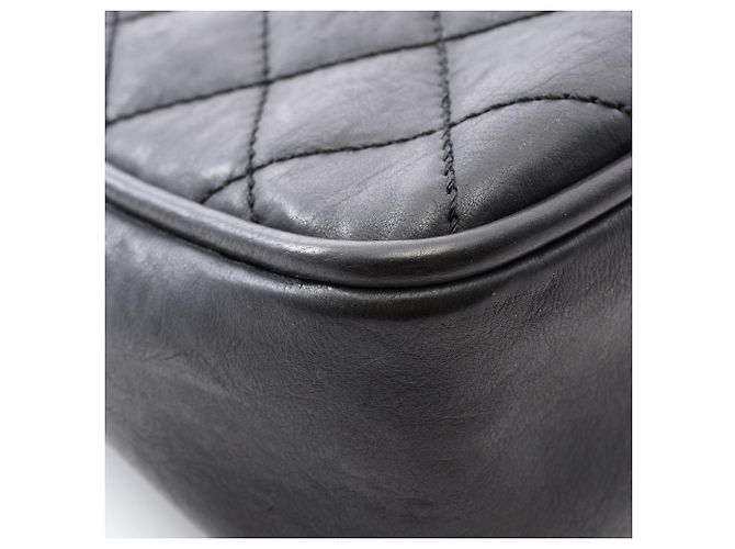 Chanel Wild Stitch Large Coco Mark Schultertasche Schwarz - Ansicht 7