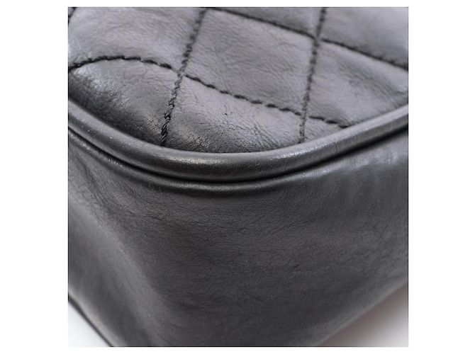 Chanel Wild Stitch Large Coco Mark Schultertasche Schwarz - Ansicht 8