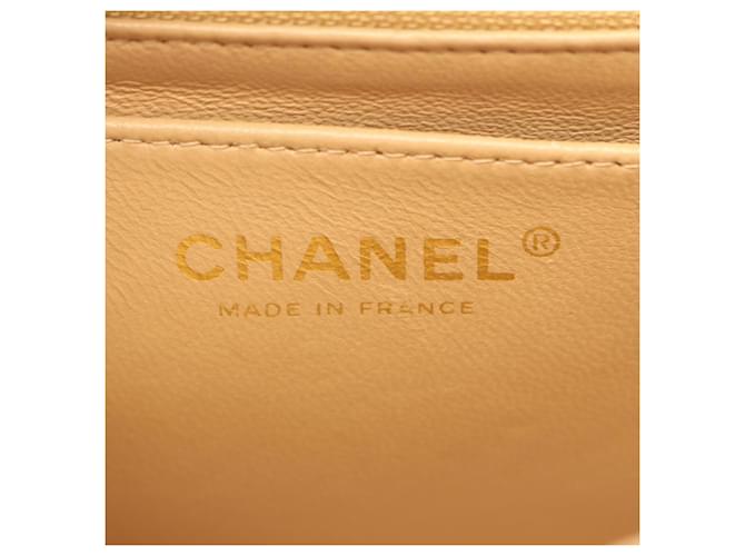 Chanel Mini Matelassé Shoulder Bag Beige - view 4