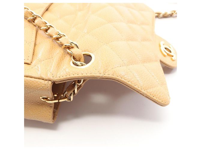 Chanel Mini Matelassé Shoulder Bag Beige - view 8