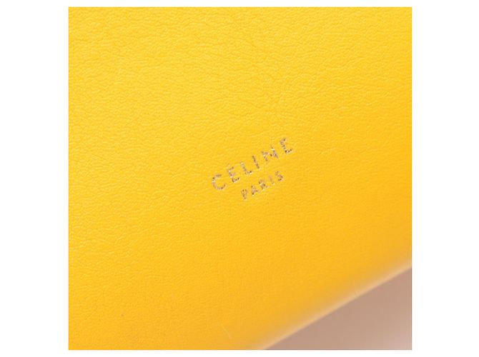 Céline Celine Belt Bag Mini - Gelbe Lederhandtasche - Ansicht 4