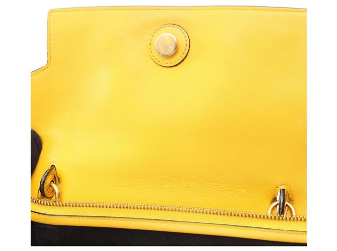 Céline Celine Belt Bag Mini - Gelbe Lederhandtasche - Ansicht 6
