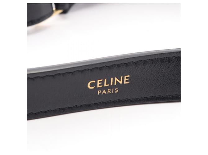 Céline Borsa a tracolla Celine AVA Triomphe Medium Nero - vista 4