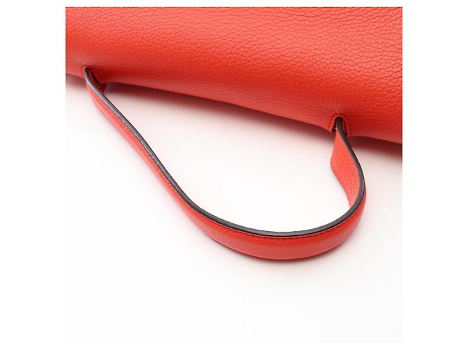 Borsa Céline Belt Bag Mini Rossa in Pelle Rosso - vista 9