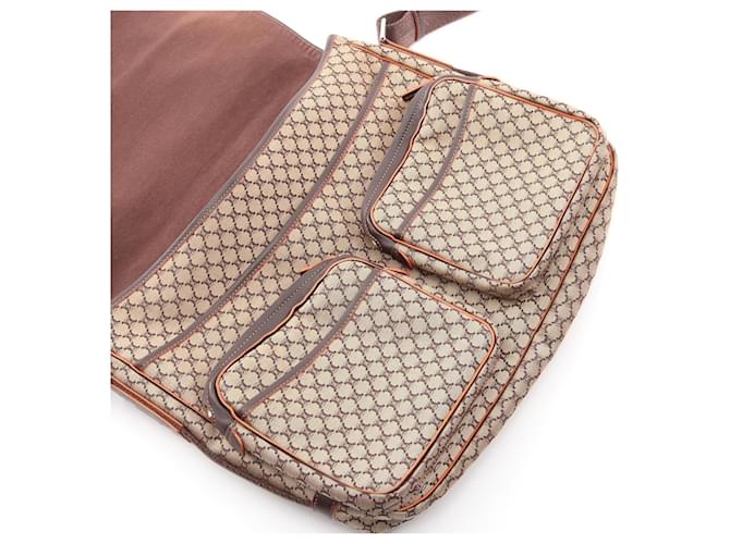 Céline Borsa a Spalla Celine Macadam Marrone Beige - vista 10