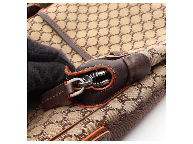 Céline Borsa a Spalla Celine Macadam Marrone Beige - vista 12