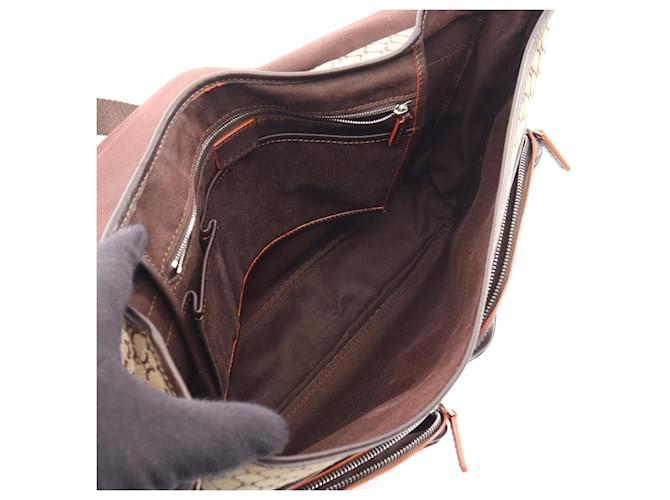 Céline Borsa a Spalla Celine Macadam Marrone Beige - vista 3